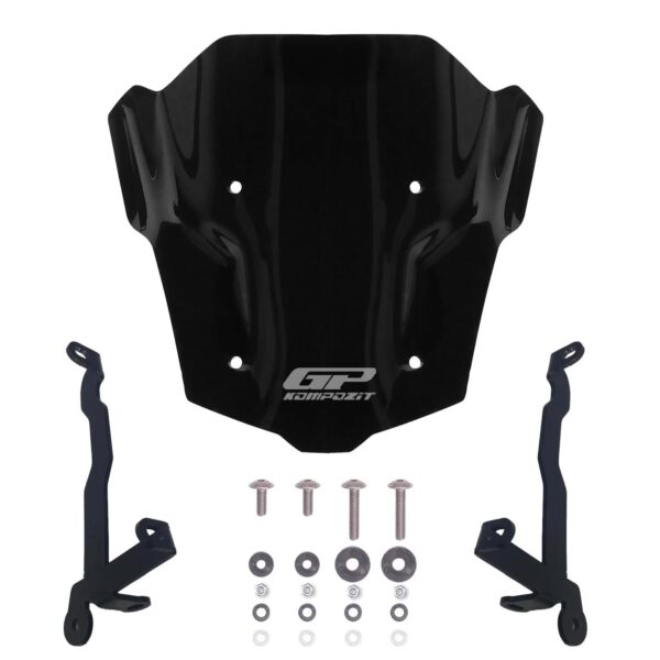 Parbriz (negru) - Honda CB650R E-CLUTCH 2025 - 27 cm