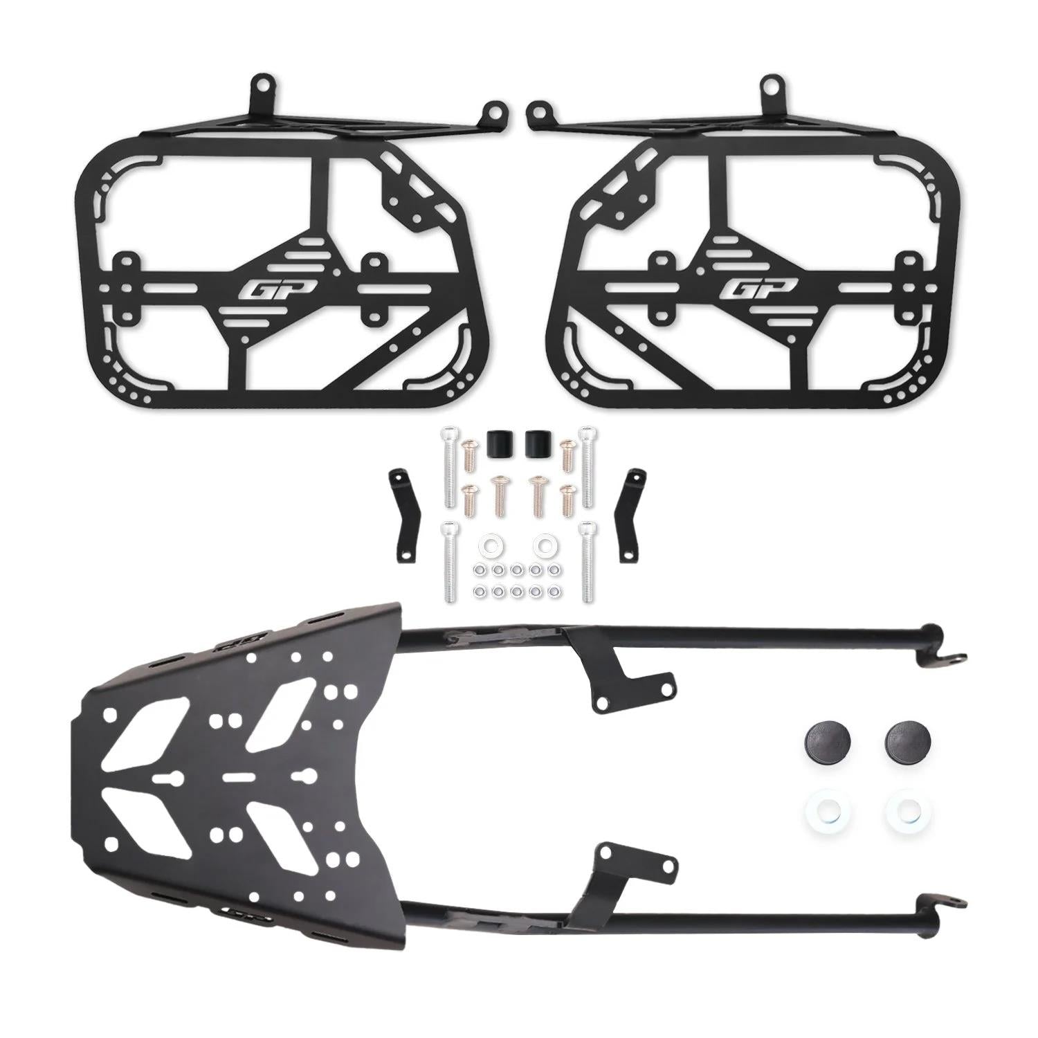 Suporturi pentru bagaje și portbagaj lateral (negru) - Honda NX500 2025