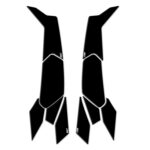 Protecție laterală rezervor negru - Honda PCX125/150 2025