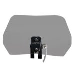 Extensie deflector parbriz reglabil fumuriu