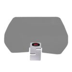 Extensie deflector parbriz reglabil fumuriu