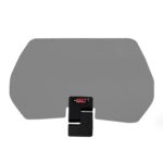 Extensie deflector parbriz reglabil fumuriu