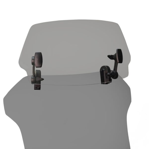 Extensie deflector parbriz reglabil fumuriu