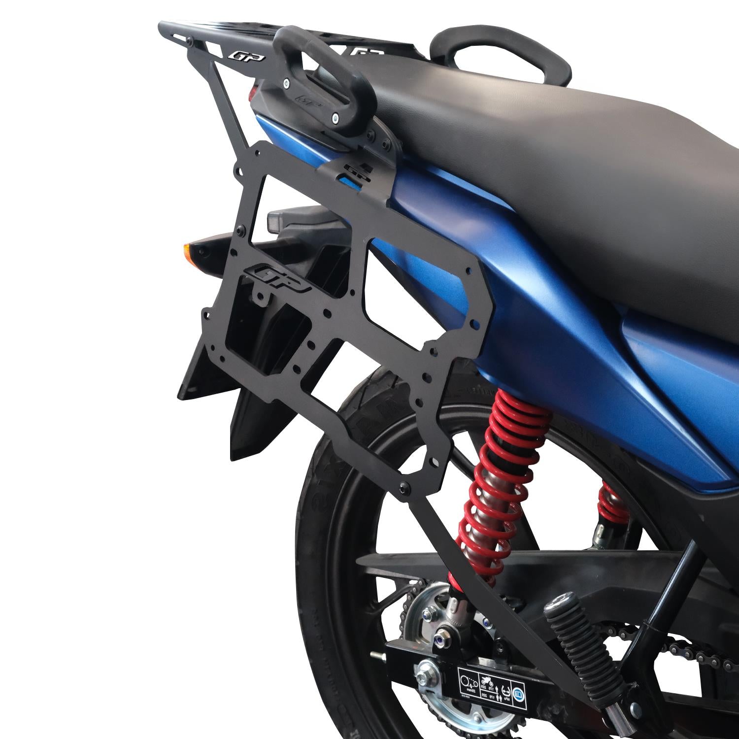 Suporturi pentru bagaje și portbagaj lateral (negru) - Honda CB125F 2025