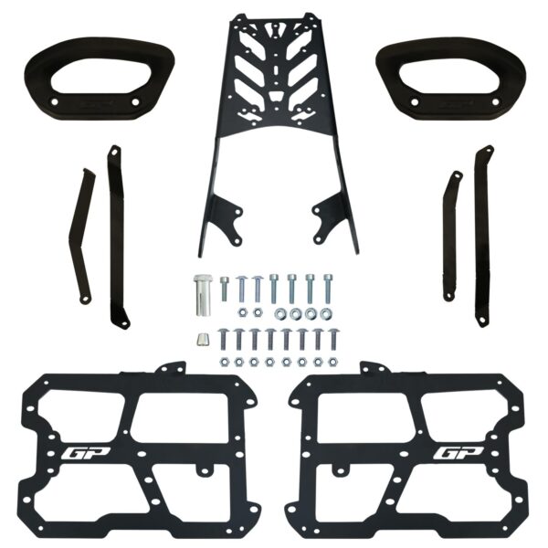 Suporturi pentru bagaje și portbagaj lateral (negru) - Honda CB125F 2025