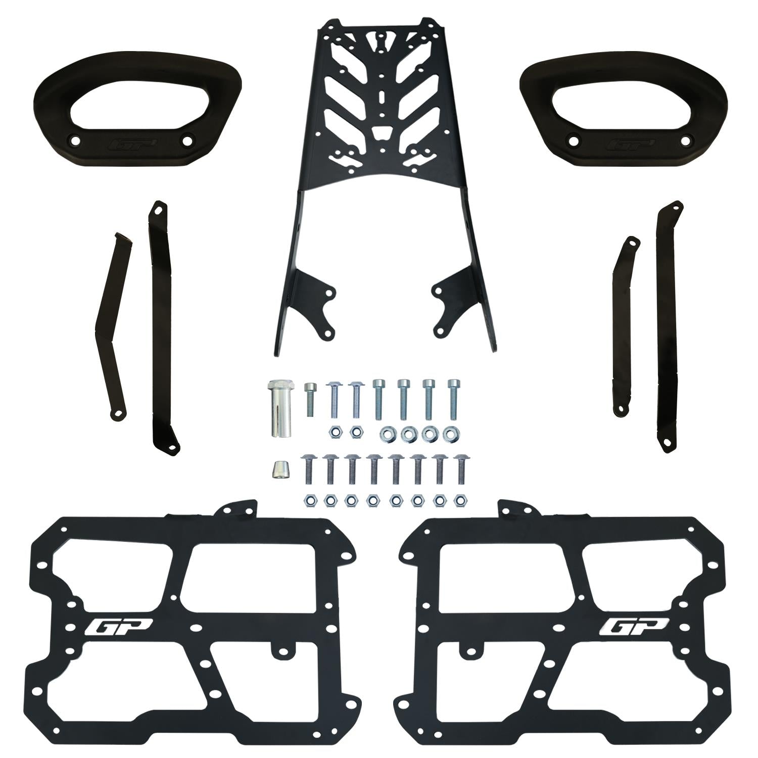 Suporturi pentru bagaje și portbagaj lateral (negru) - Honda CB125F 2025