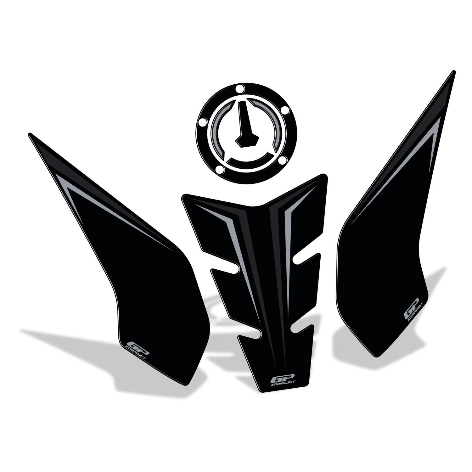 Set protecție rezervor (negru) - RKS SRK250RR 2023-2024