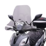 Parbriz fumuriu GP Kompozit pentru SYM Symphony ST 200i (2023-2024), 55 cm