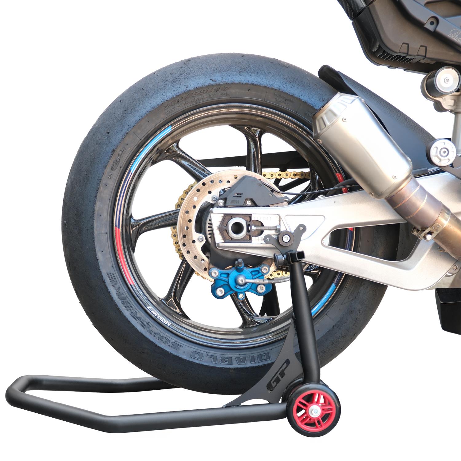 Stand ridicare paddock roată spate (negru) universal