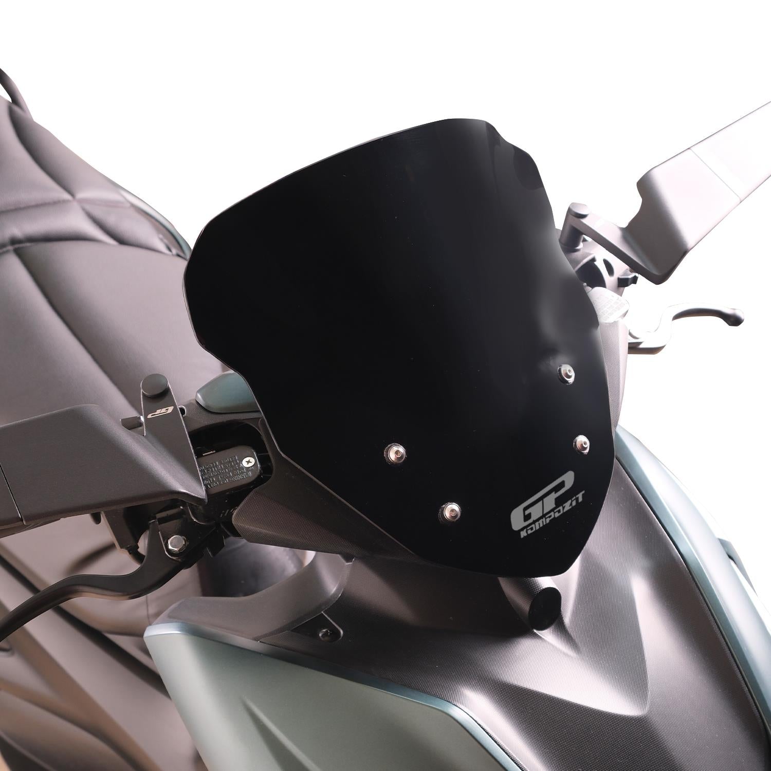 Parbriz (negru) - RKS Arome 125 2021-2024 - 31 cm