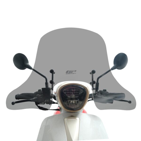 Parbriz cu handguard fumuriu - RKS Neon125 2023-2025 - 49 cm