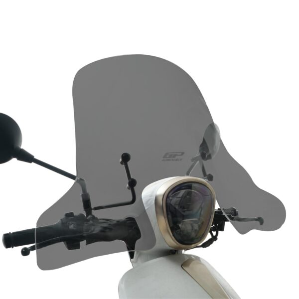 Parbriz cu handguard fumuriu - RKS Neon125 2023-2025 - 49 cm