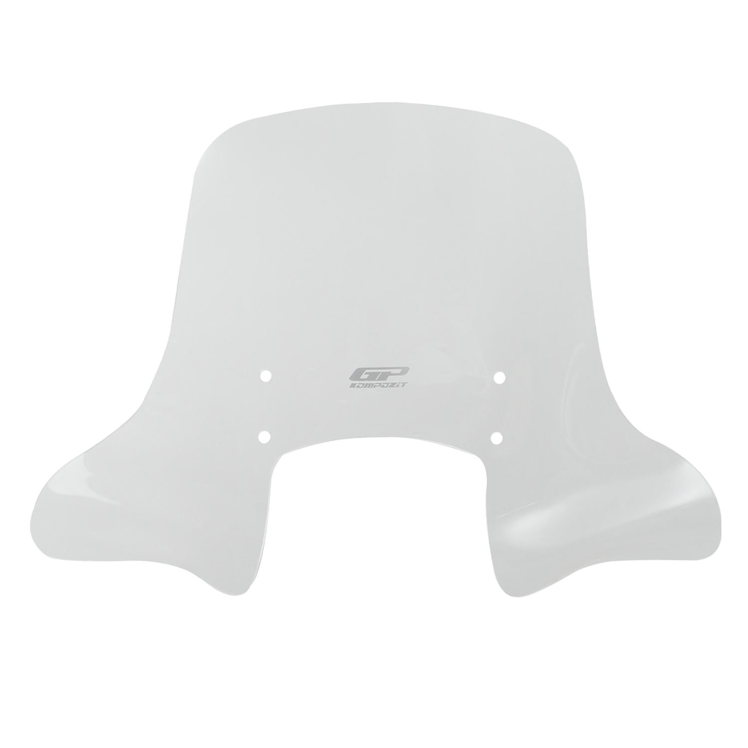 Parbriz cu handguard transparent - RKS Neon125 2023-2025 - 49 cm