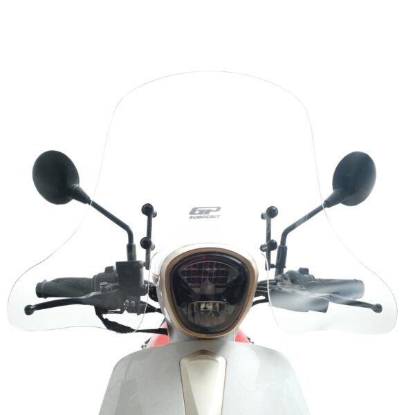 Parbriz cu handguard transparent - RKS Neon125 2023-2025 - 49 cm