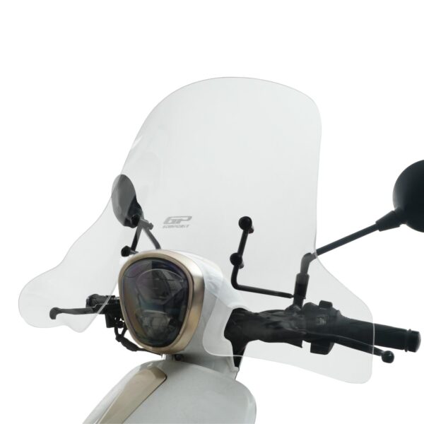 Parbriz cu handguard transparent - RKS Neon125 2023-2025 - 49 cm