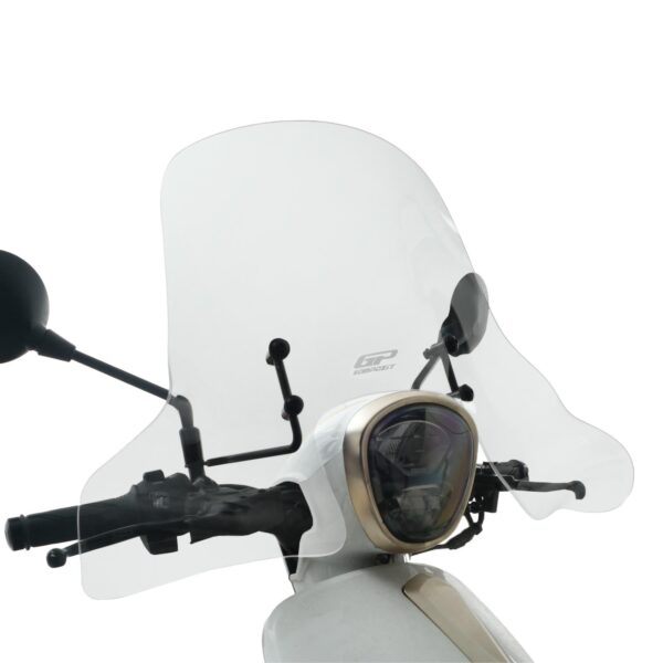 Parbriz cu handguard transparent - RKS Neon125 2023-2025 - 49 cm