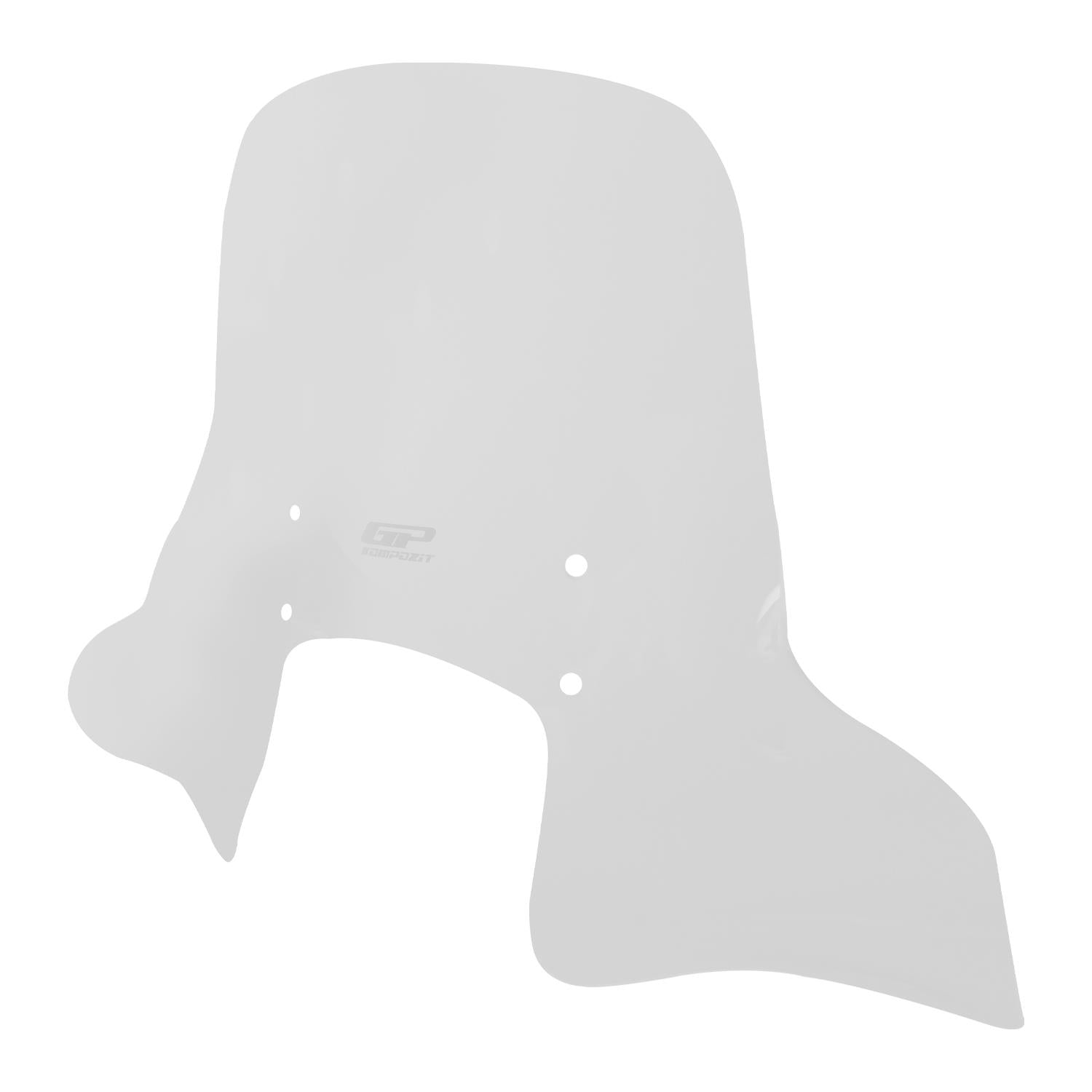 Parbriz cu handguard transparent - RKS Neon125 2023-2025 - 49 cm