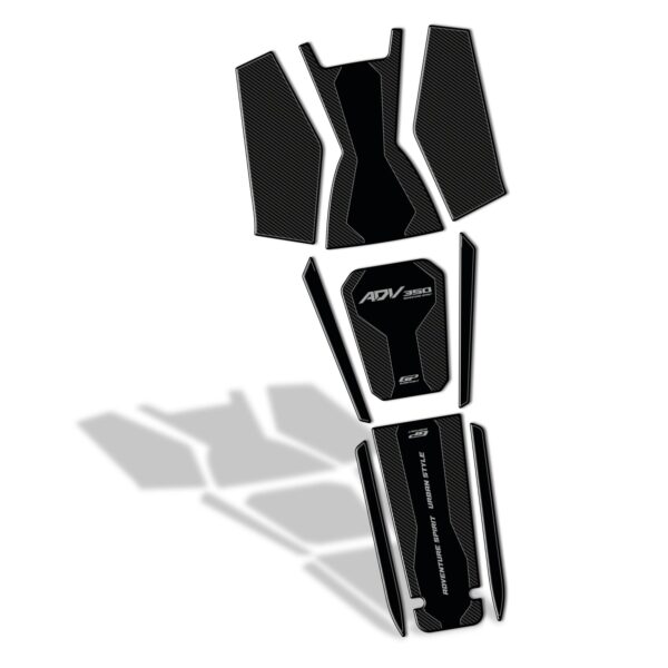 Set protecție rezervor carbon - Honda ADV 350 2023-2026 - 5