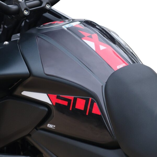 Set protecție rezervor (negru-roșu) - Honda NX 500 2025-2026 - 5