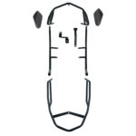 Crash bar (negru) - Honda SH 125 2024-2025