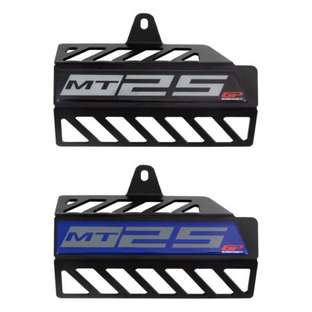 Capac protecție toba (neagră) - Yamaha MT-25 / MT-03 2015-2024 (cu albastru) de la GP Kompozit