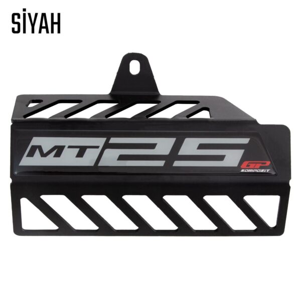 Capac protecție toba (neagră) - Yamaha MT-25 / MT-03 2015-2024 (cu albastru) de la GP Kompozit