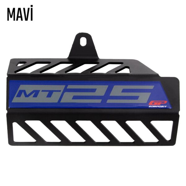 Capac protecție toba (neagră) - Yamaha MT-25 / MT-03 2015-2024 (cu albastru) de la GP Kompozit