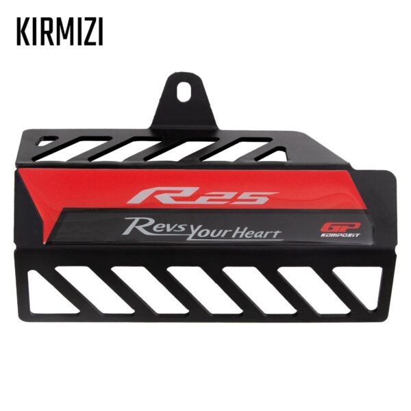 Capac protecție toba (neagră) - Yamaha YZF R25 / YZF R3 2016-2023 (cu albastru) de la GP Kompozit
