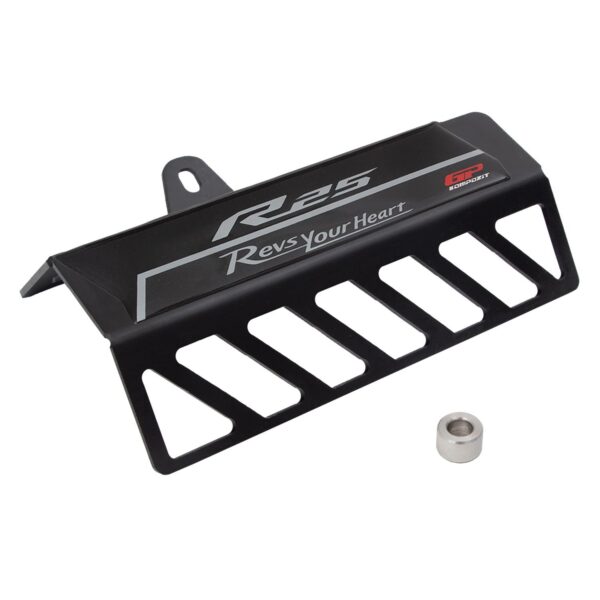 Capac protecție toba (neagră) - Yamaha YZF R25 / YZF R3 2016-2023 (cu albastru) de la GP Kompozit