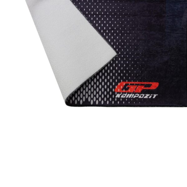 Covor motocicletă negru (cu albastru), produs universal de la GP Kompozit