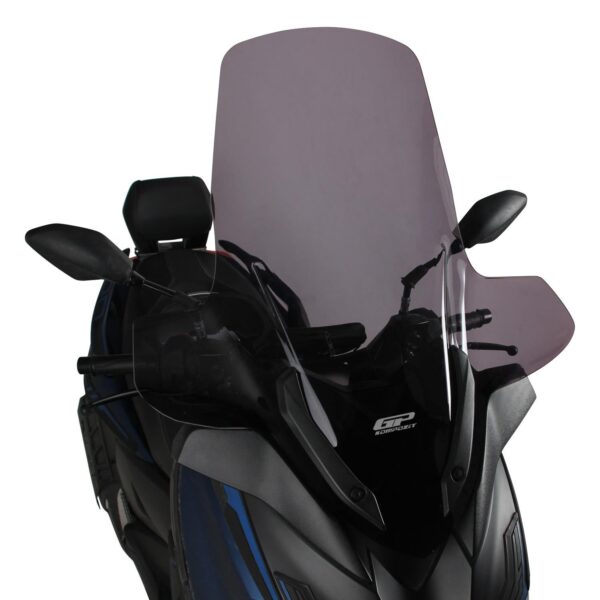 Parbriz fumuriu cu prinderi - Yamaha XMAX 250 / XMAX 300 / XMAX 400 2018-2022 (60 cm) de la GP Kompozit