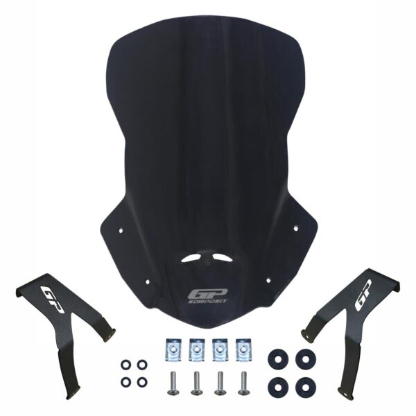 Parbriz touring fumuriu - Honda CRF 250L / CRF 300L 2013-2024 (42 cm) de la GP Kompozit