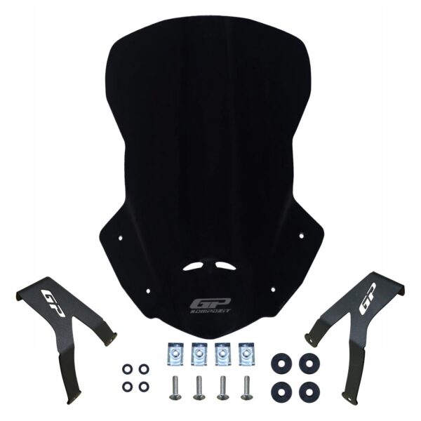 Parbriz touring (negru) - Honda CRF 250L / CRF 300L 2013-2024 (42 cm) de la GP Kompozit