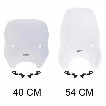 Parbriz transparent reglabil pentru scuter universal (40 cm), produs universal de la GP Kompozit